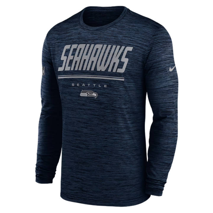Nike Nike NFL T Shirts Men's Marine Blue Crew Neck Moderate