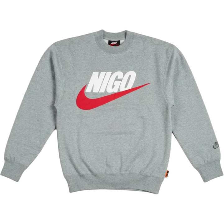 Nike Nike Sweatshirts Unisex Gray Crew Neck Moderate