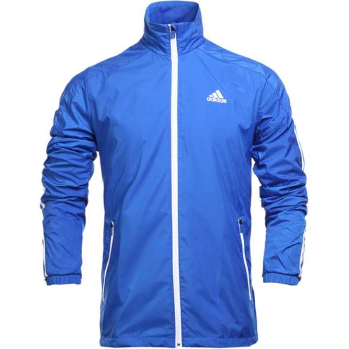 Adidas Adidas Jackets Men's Blue/White Stand Collar Moderate Other