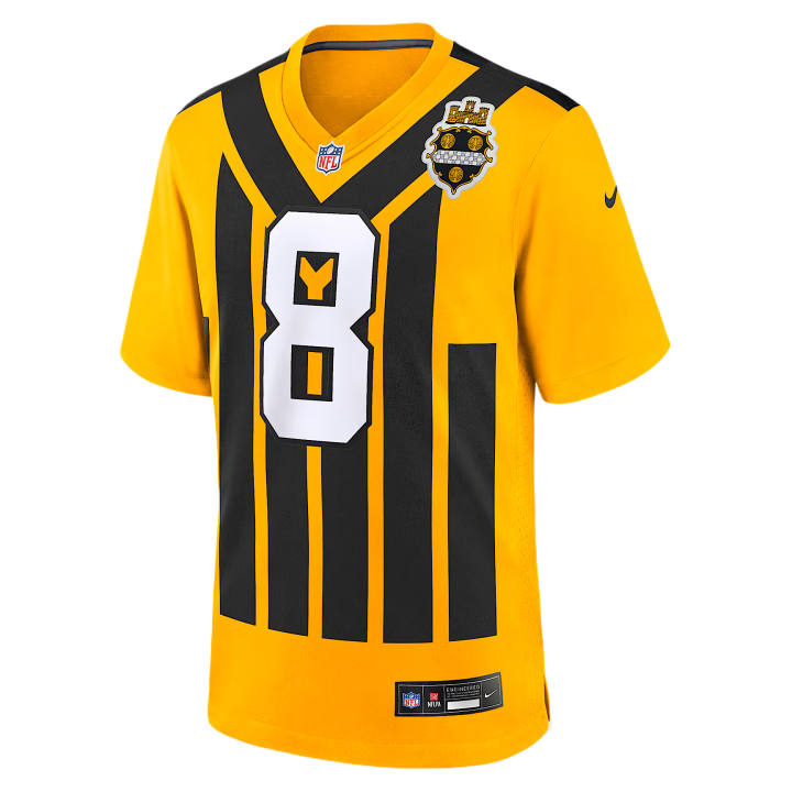 Nike Nike Rugby Jerseys Men's Gold V Neck Moderate