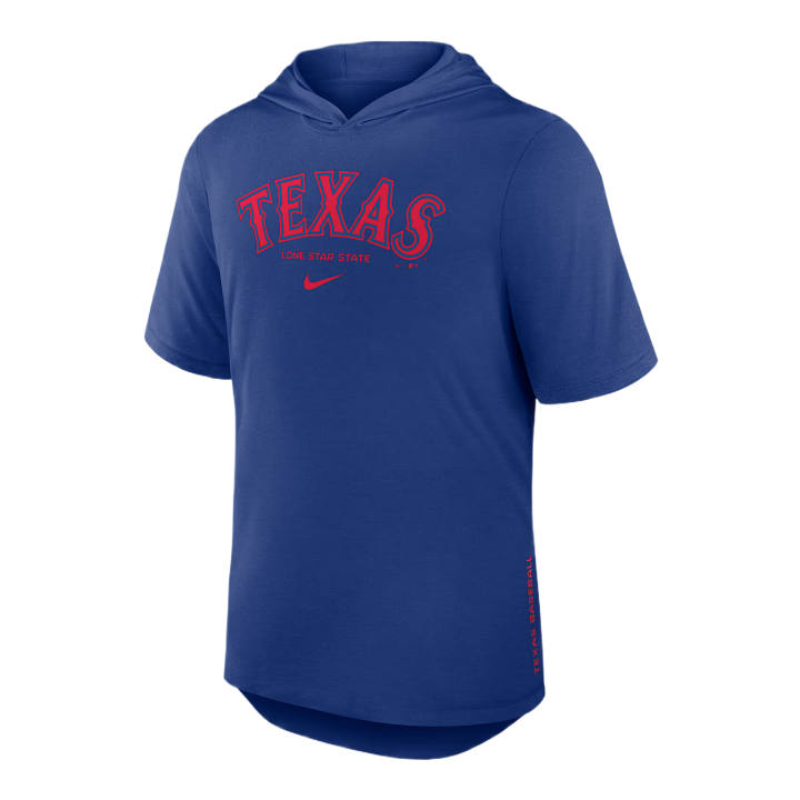 Nike Nike X MLB Baseball Jerseys Men's Royal Hooded Non Detachable Moderate