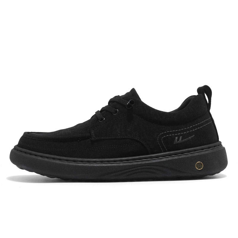 WARRIOR WARRIOR Canvas Shoes Men's Low Top Black