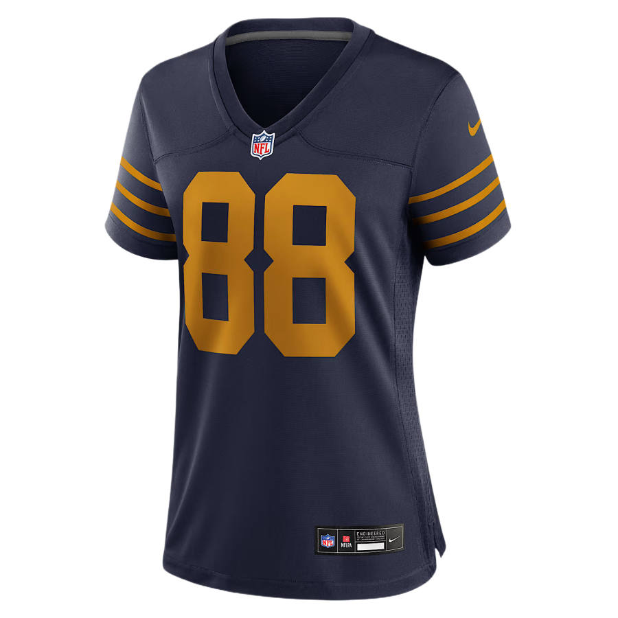 Nike Nike Rugby Jerseys Women's Marine Blue V Neck Moderate