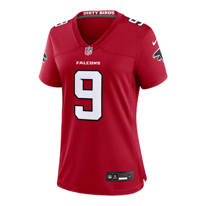 Nike Nike NFL Rugby Jerseys Women's Red V Neck Moderate