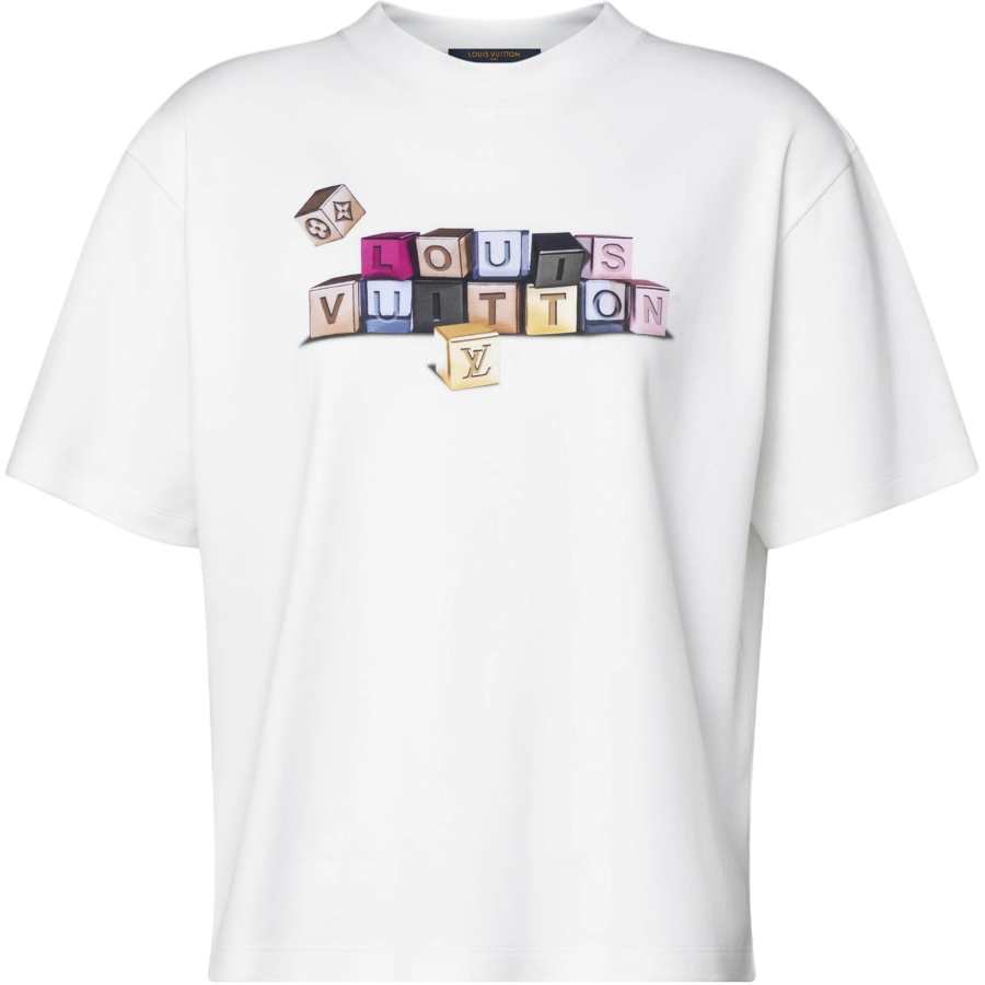 LOUIS VUITTON T Shirts Women's White Crew Neck Moderate Other