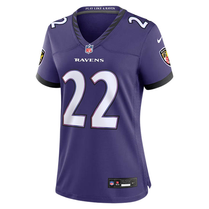 Nike Nike Rugby Jerseys Women's Purple V Neck Moderate