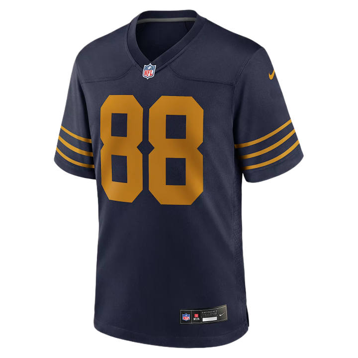 Nike Nike Rugby Jerseys Men's Marine Blue V Neck Moderate