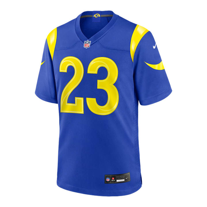 Nike Nike NFL Rugby Jerseys Men's Royal V Neck Moderate
