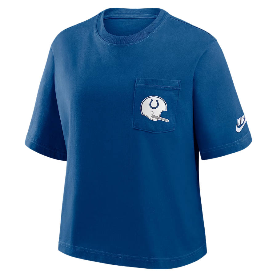 Nike Nike NFL T Shirts Women's Royal Crew Neck Moderate