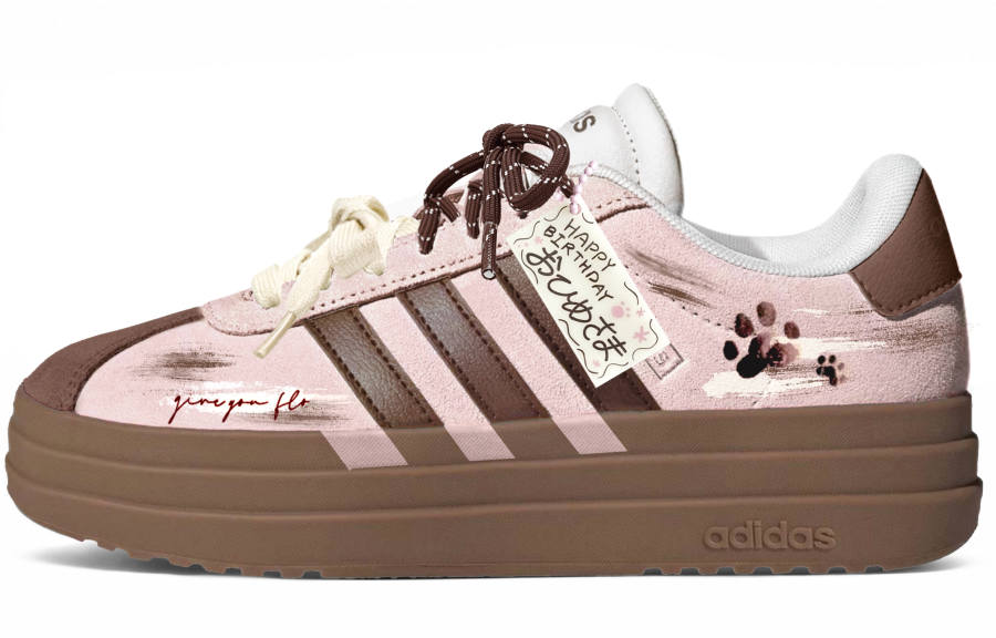 Adidas Adidas VL Court Bold German Army Trainers Women's Low Top Pink