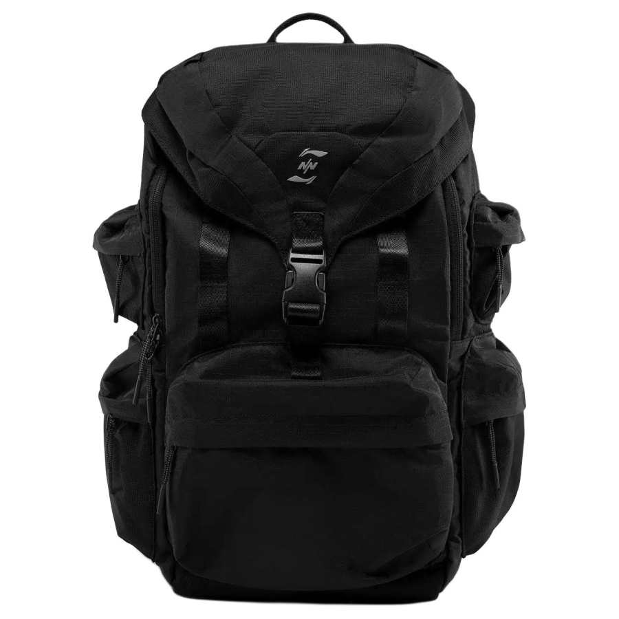 Li-Ning Li Ning Zip Closure Backpack Unisex Black