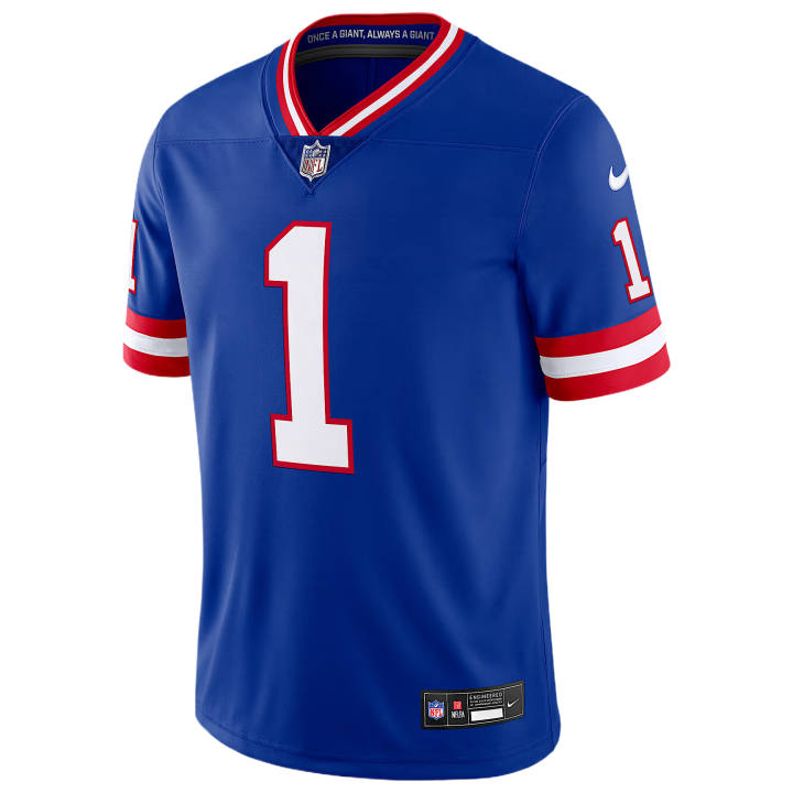 Nike Nike Dri Fit Rugby Jerseys Men's Royal V Neck Moderate