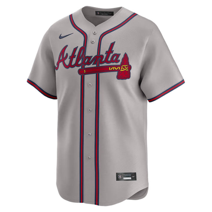 Nike Nike Dri FIT ADV Baseball Jerseys Men's Gray V Neck Moderate