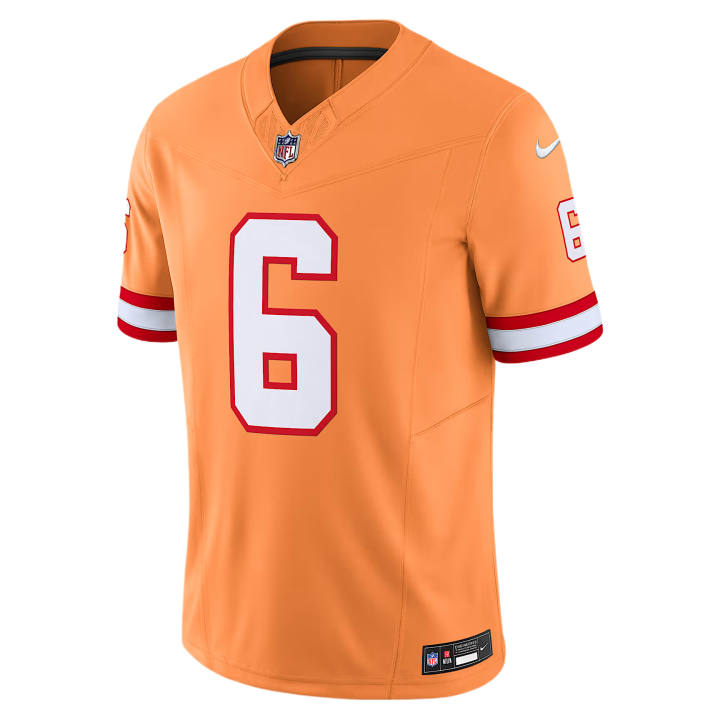 Nike Nike Dri Fit Rugby Jerseys Men's Sports Orange V Neck Moderate