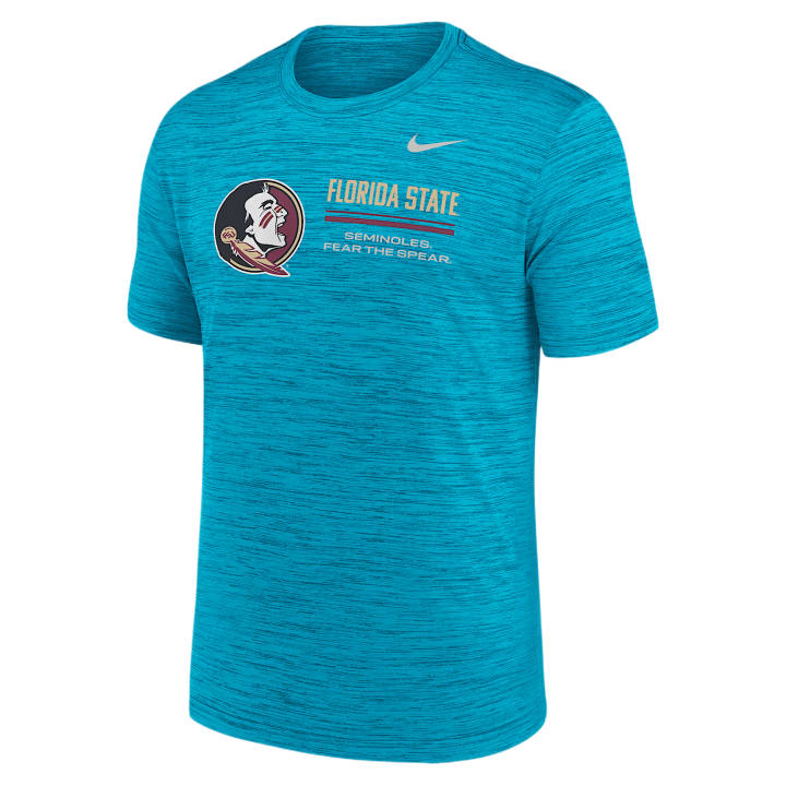 Nike Nike T Shirts Men's Dark Turquoise Crew Neck Moderate
