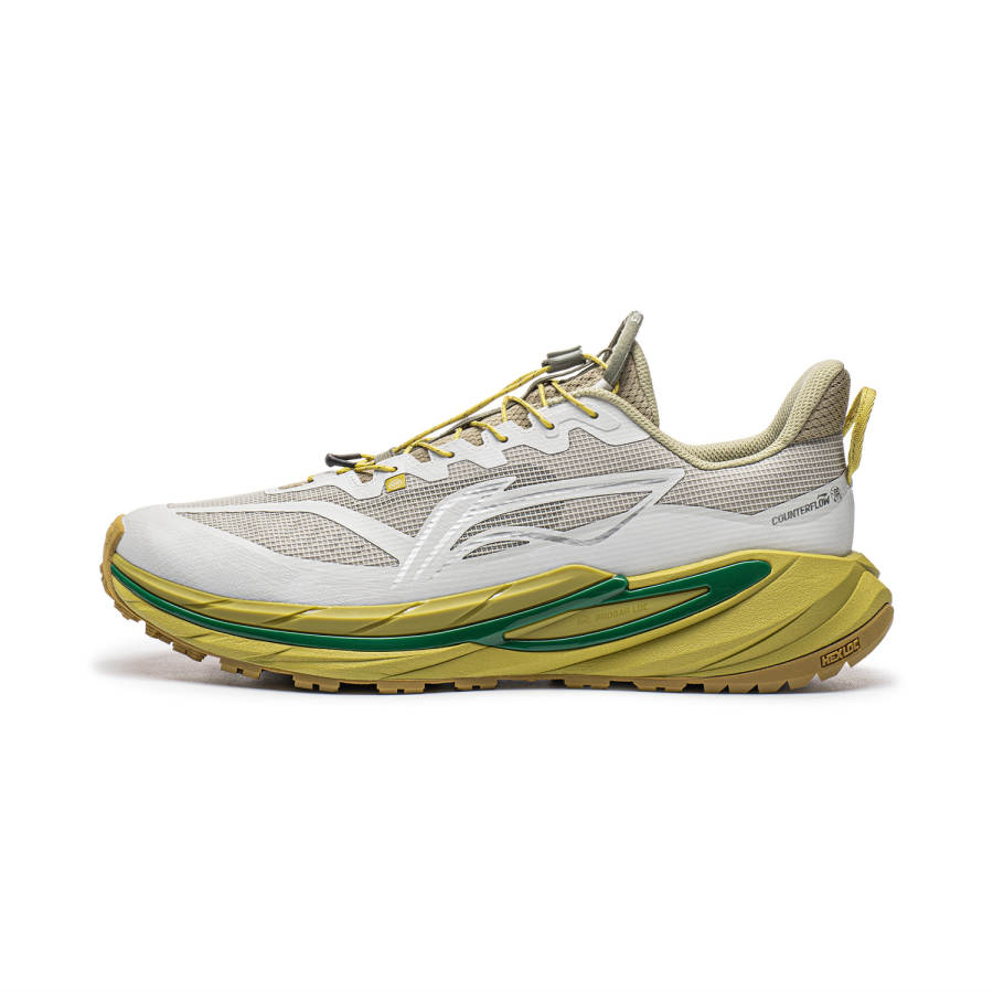Li-Ning Li Ning Outdoor CF Tracing, Beyond The Known 3 Outdoor Shoes Unisex Low Top Calcium Carbonate/Coffee Foam Umber