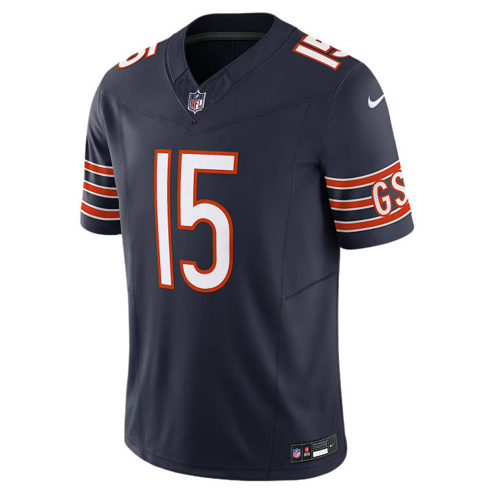Nike Nike Dri Fit Rugby Jerseys Men's Marine V Neck Moderate