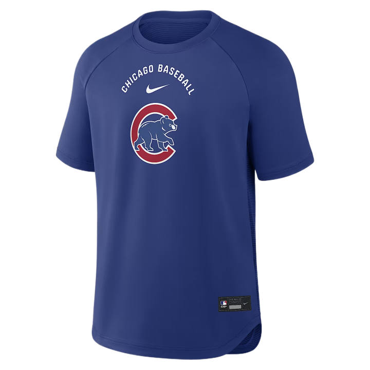 Nike Nike T Shirts Men's Sprint Blue Crew Neck Moderate