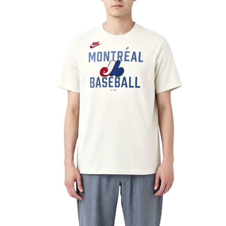 Nike Nike T Shirts Men's Cream Crew Neck Moderate