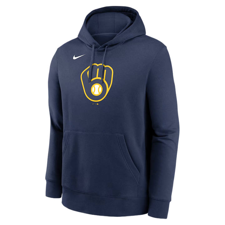 Nike Nike X MLB Sweatshirts Men's Midnight Blue Hooded Non Detachable Moderate