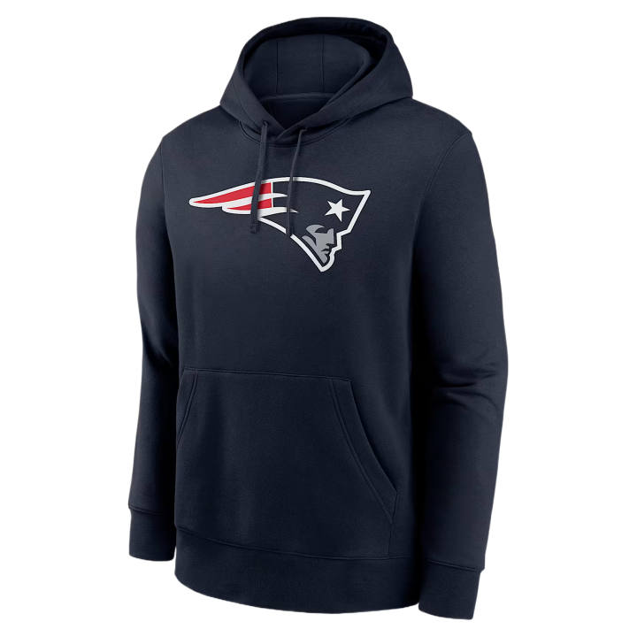 Nike Nike NFL Sweatshirts Men's Marine Blue Hooded Non Detachable Moderate