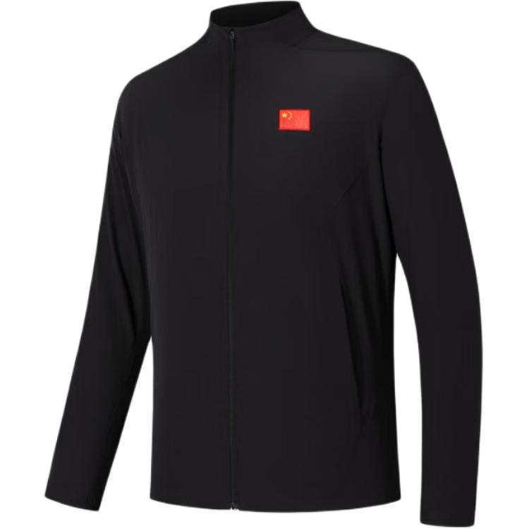 ANTA Champion All Weather Collection Jackets Men's Black Hooded Non Detachable Moderate Straight Fit