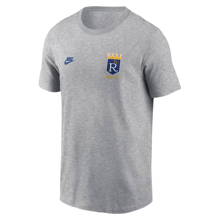 Nike Nike T Shirts Men's Charcoal Gray Heather Crew Neck Moderate