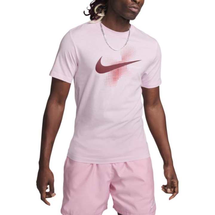 Nike Nike Sportswear T Shirts Men's Pink Crew Neck