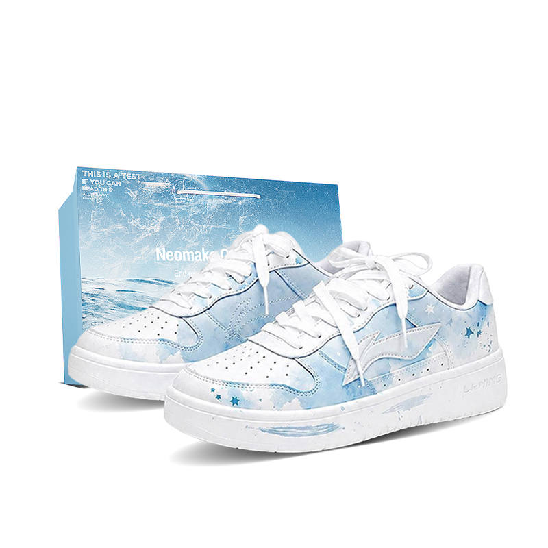Li-Ning Li Ning Floating Boat Skateboard Shoes Women's Low Top White/Blue