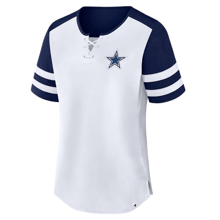 Nike Nike NFL Rugby Jerseys Women's White Crew Neck Moderate