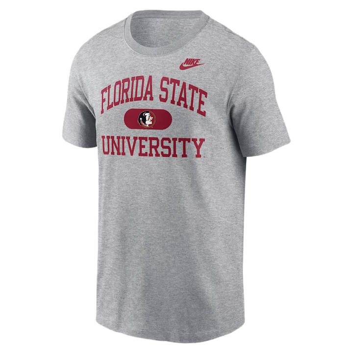 Nike Nike T Shirts Men's Dark Gray Heather Crew Neck Moderate