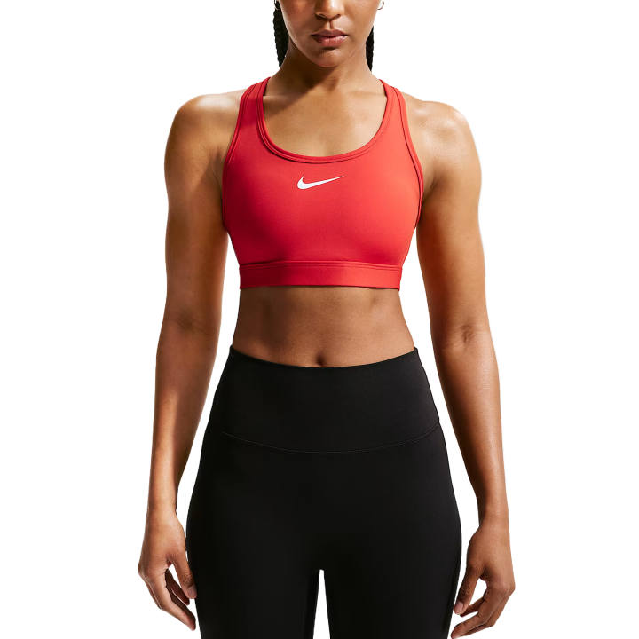 Nike Nike Swoosh Sports Underwear Women's University Red/White Crew Neck Thickened