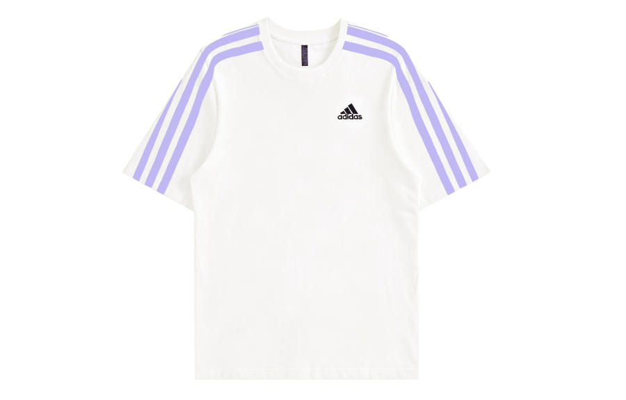 Adidas Adidas MUST HAVES T Shirts Unisex Ecru Crew Neck Moderate Straight Fit