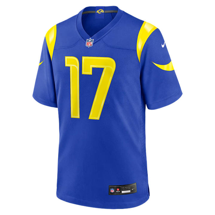 Nike Nike NFL Baseball Jerseys Men's Royal V Neck Moderate