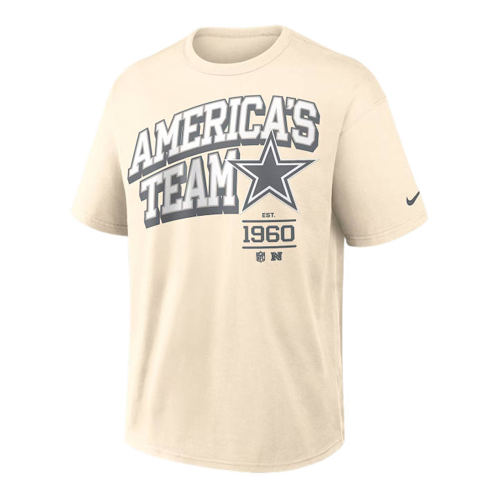 Nike Nike NFL Rugby Jerseys Men's Natural/Black Crew Neck Moderate