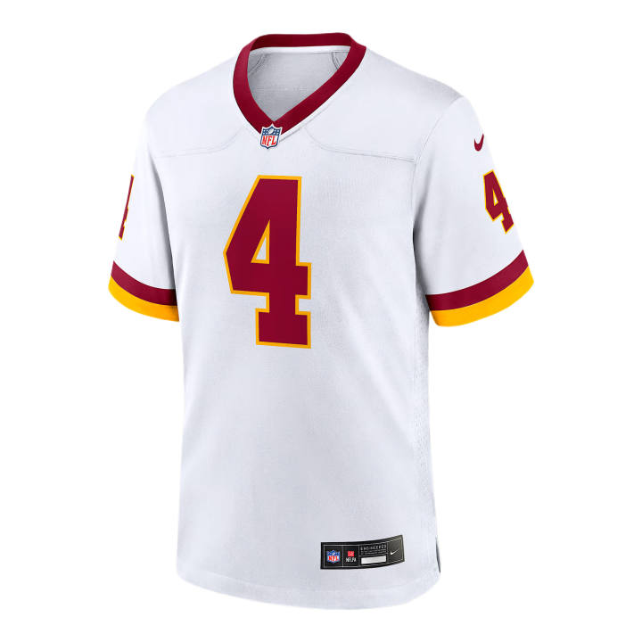 Nike Nike NFL Rugby Jerseys Men's White V Neck Moderate