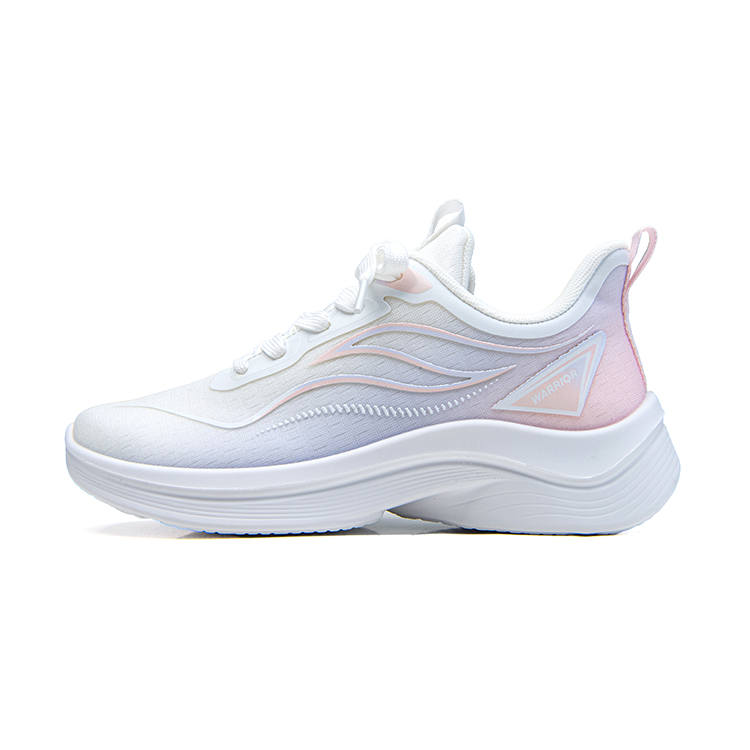 WARRIOR Running Shoes Women's Low Top White Pink Purple