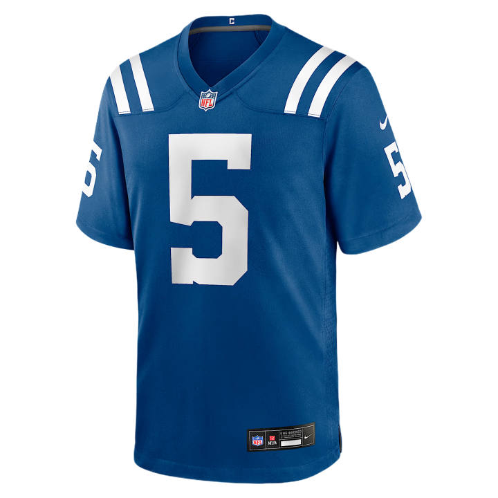 Nike Nike NFL Rugby Jerseys Men's Royal V Neck Moderate