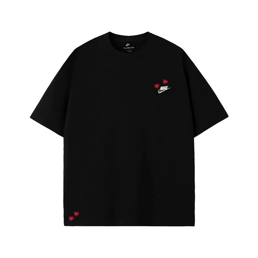 Nike Nike Sportswear Club T Shirts Unisex Black Crew Neck Moderate Straight Fit