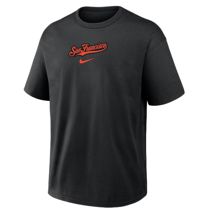 Nike Nike T Shirts Men's Black Crew Neck Moderate