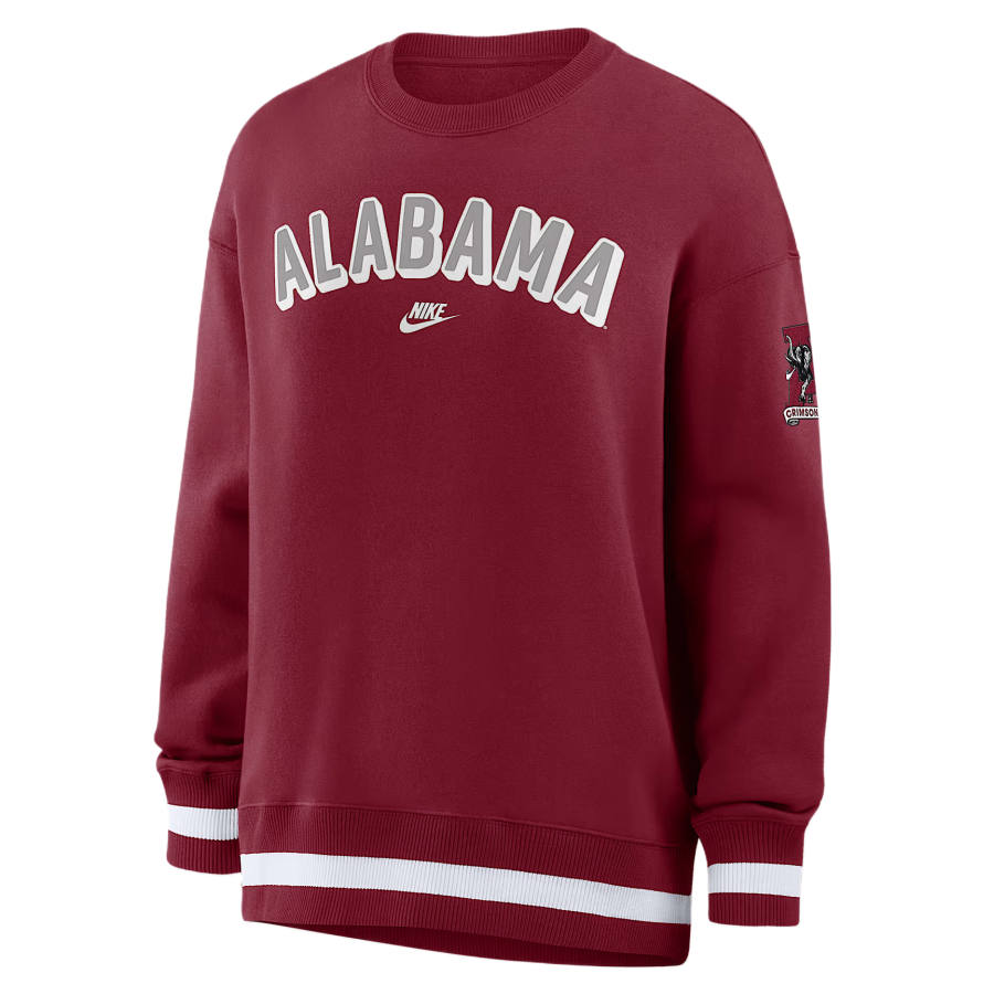 Nike Nike Alabama Sweatshirts Women's Dark Red Crew Neck Moderate