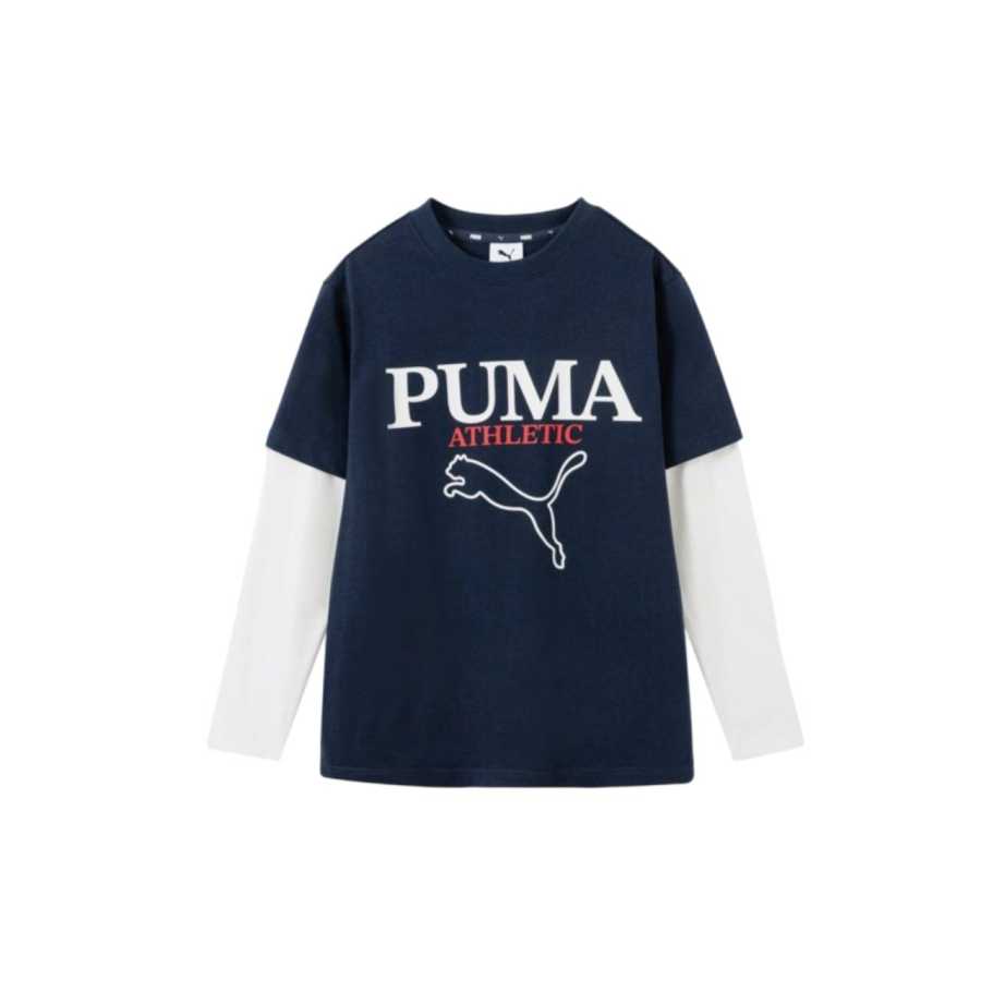 PUMA Kids T Shirts Crew Neck Moderate
