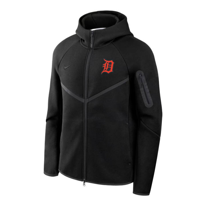 Nike Nike X MLB Baseball Jerseys Men's Black Hooded Non Detachable Moderate