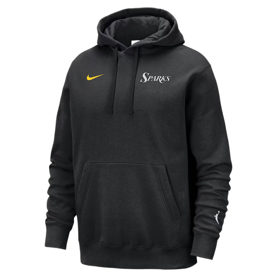 Nike Nike WNBA Sweatshirts Women's Black/White/Nouveau Green/Amarillo Hooded Non Detachable Moderate