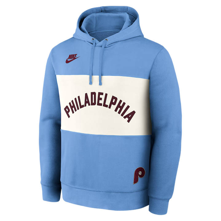 Nike Nike X MLB Sweatshirts Men's Light Blue Hooded Non Detachable Moderate