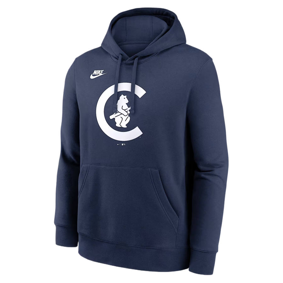 Nike Nike X MLB Sweatshirts Men's Marine Blue Hooded Non Detachable Moderate
