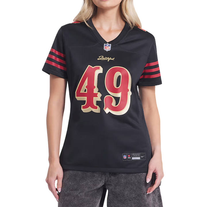 Nike Nike Rugby Jerseys Women's Black V Neck Moderate