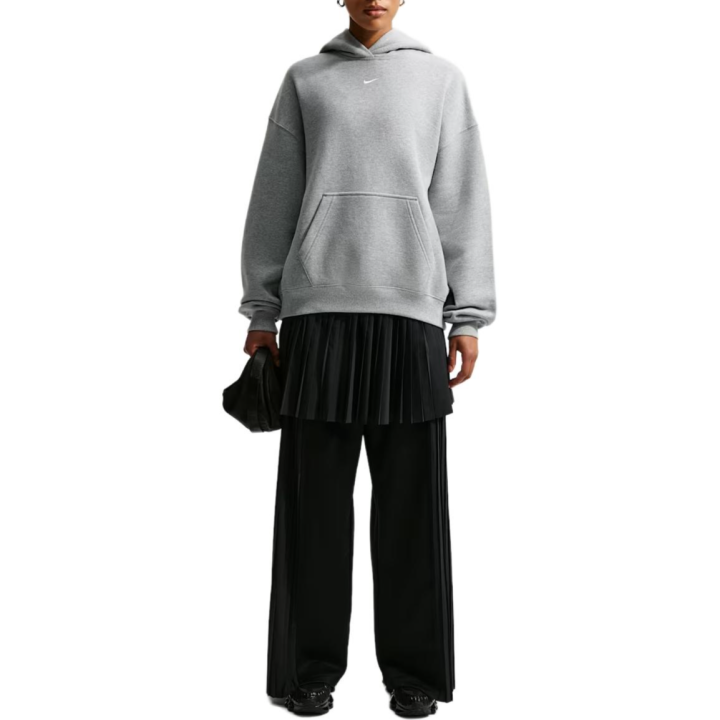 Nike Nike Sweatshirts Women's Dark Gray Hooded Non Detachable Moderate