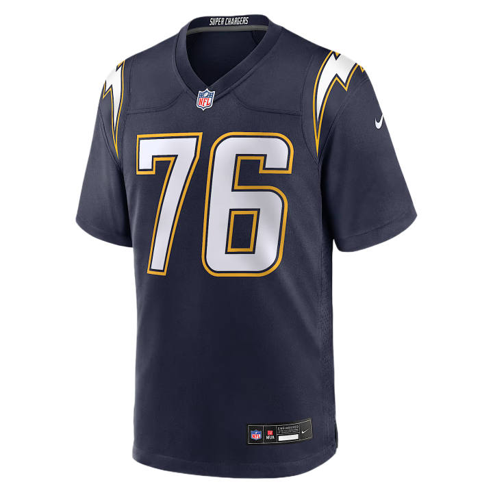 Nike Nike Rugby Jerseys Men's Marine Blue V Neck Moderate