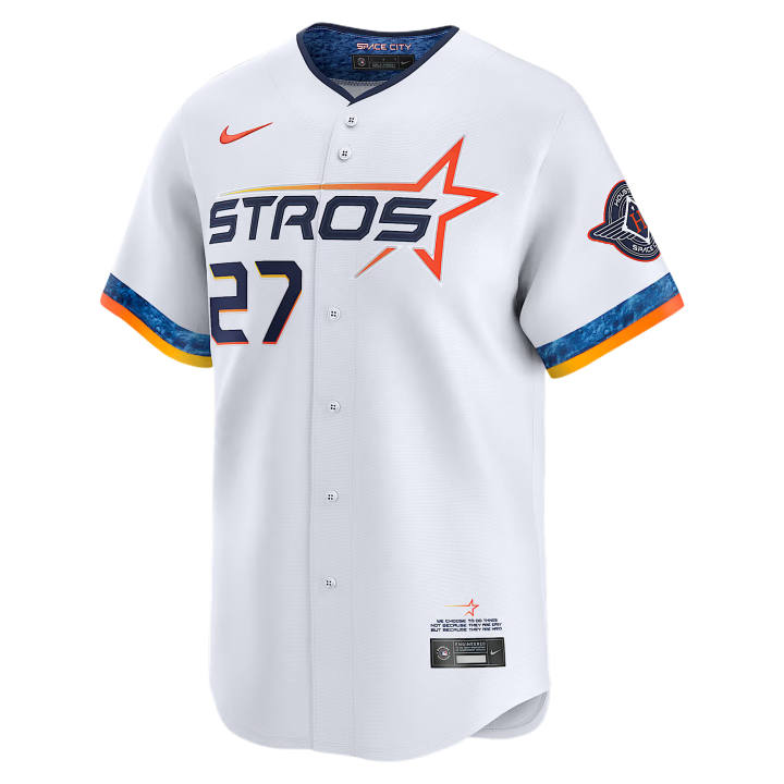 Nike Nike Dri FIT ADV Baseball Jerseys Men's White V Neck Moderate